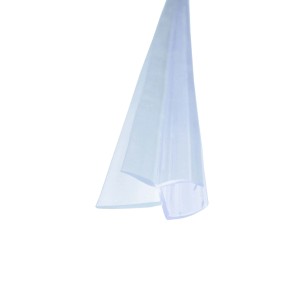 Transparente Bagnoxx Schleiflippendichtung, 1m, für 6mm Glas. Duschdichtung für Duschen.