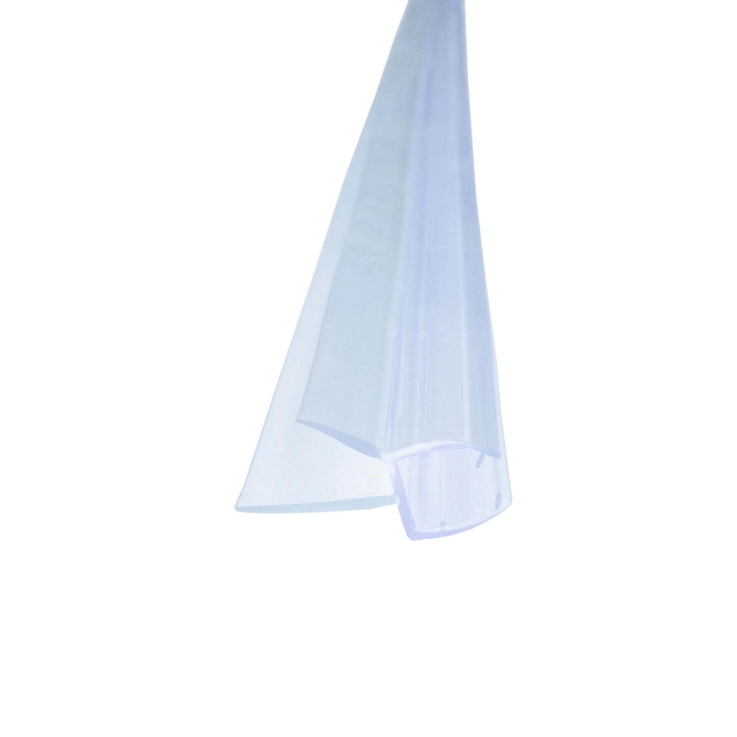 Bagnoxx Schleiflippendichtung Doppelte Weichlippe 1m für 6mm Glas Transparent