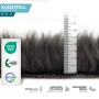 Flauschiges, graues Kunstfell Nelly mit 6 cm Florhöhe. Dekofell für Wohnraum, vielseitig einsetzbar.