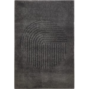 Luxor Living Teppich Ella, 120x170 cm, anthrazit mit modernem Muster.