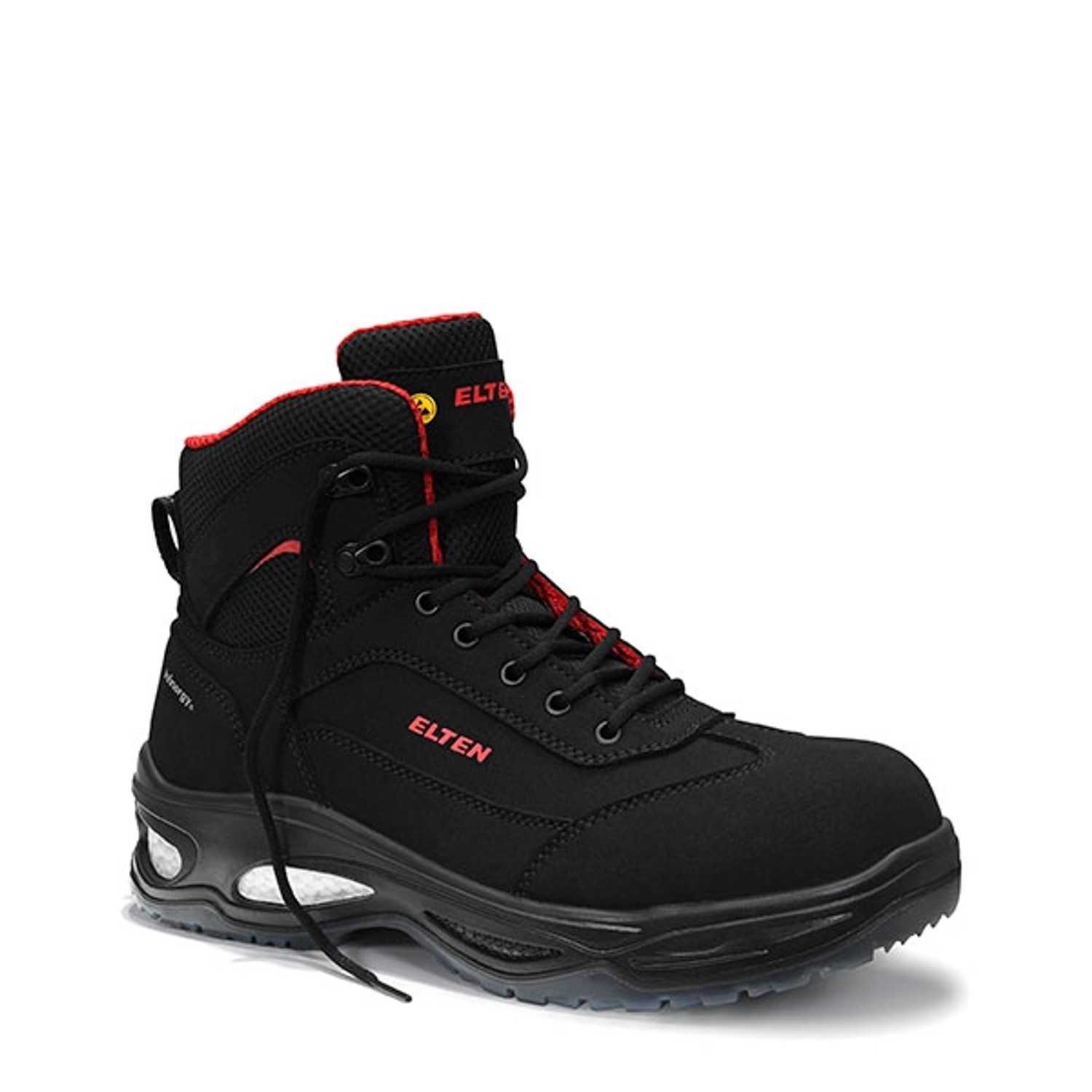 Elten Sicherheitsschnürstiefel Owen Black Mid Esd S2 Gr. 40