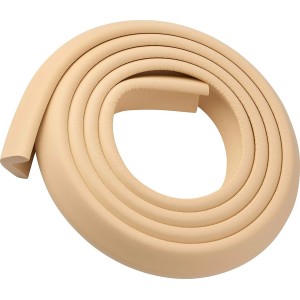 Abus Kantenschutz JC3624 Peter, beige, flexibel für Kindersicherheit an Tischen und Möbeln.