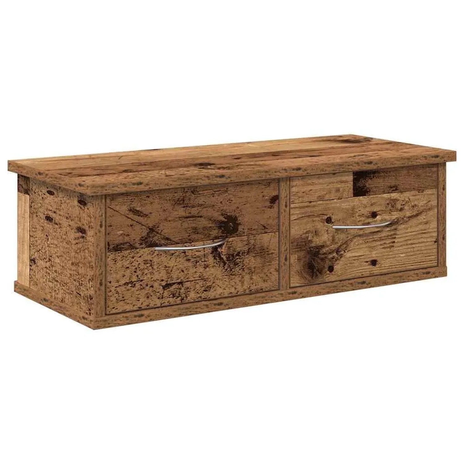 vidaXL Wandschrank Altholz-Optik 60x26x18,5 cm Holzwerkstoff 855858