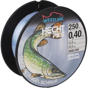 Westline Zielfischschnur Hecht, 0,40 mm, auf Spule. Angelschnur für Hecht.