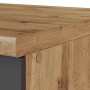 Detailaufnahme: Held Möbel Spülzentrum Sorrento, 110 cm breit, Anthrazit und Wildeiche Dekor.