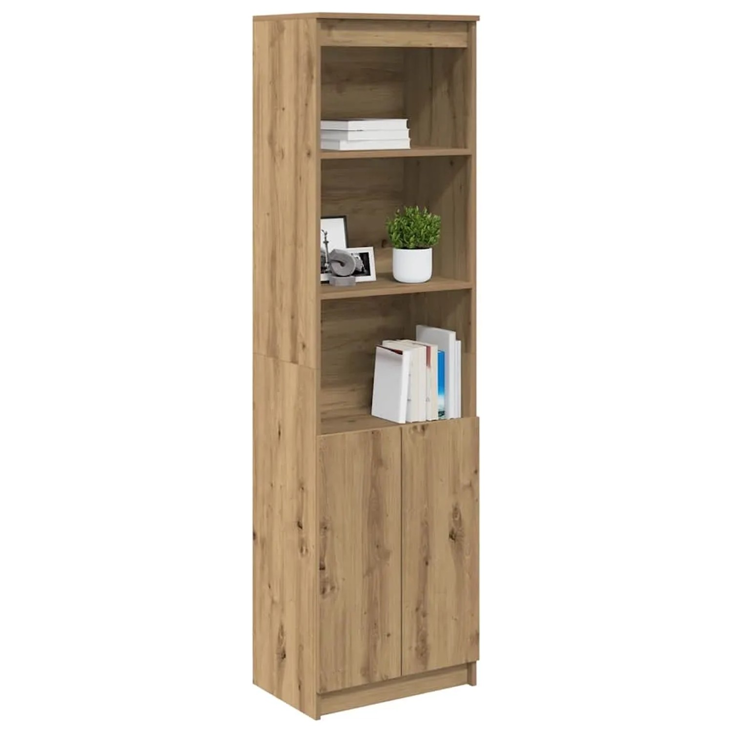 vidaXL Highboard Artisan-Eiche 50x35x180 cm Holzwerkstoff 3328470_4