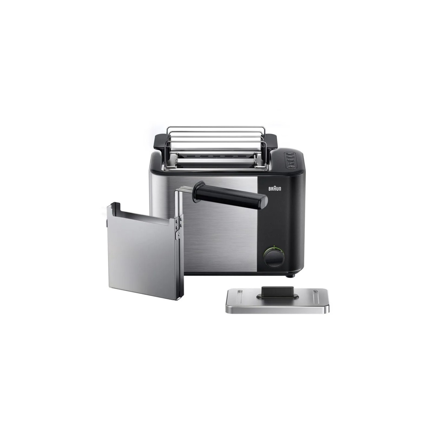 Image of Braun Toaster ID Collection HT 5015 BK Schwarz Langschlitz