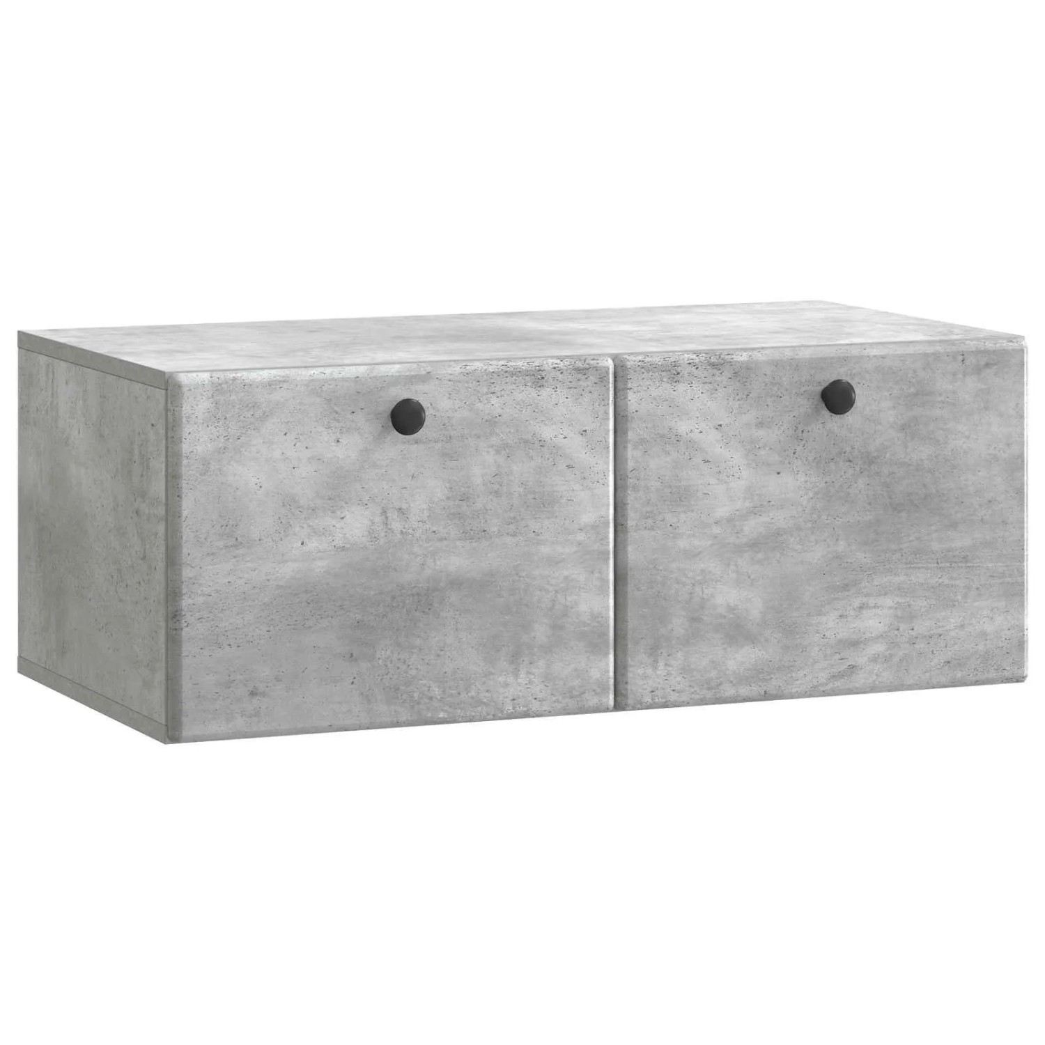 vidaXL Wandmontierter TV-Schrank Betongrau 78,5 x 41 x 30 cm 899198