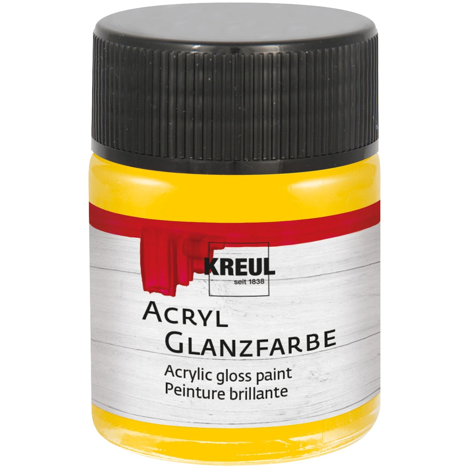 Kreul Acryl Farbe Glänzend Sonnengelb 50 ml