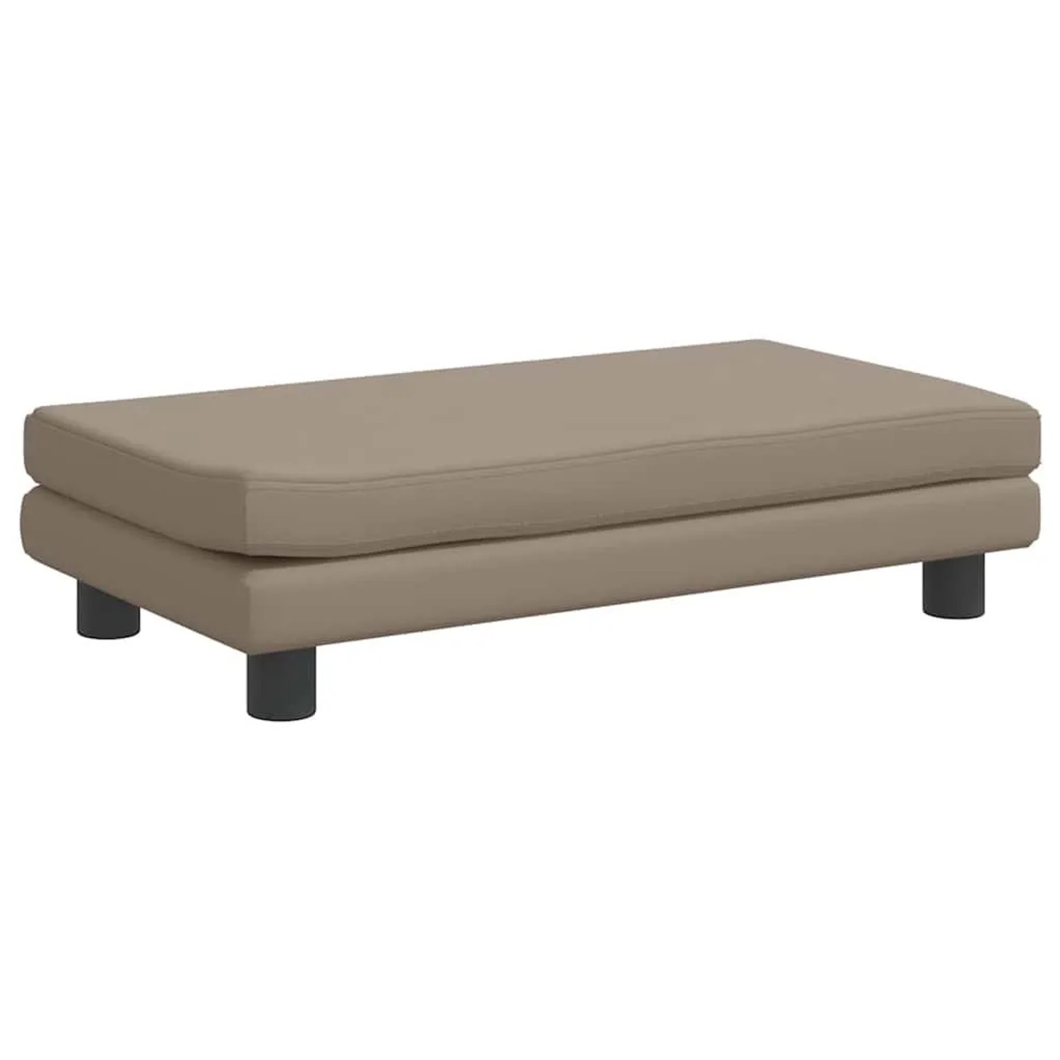 vidaXL Hundebett mit Verlängerung Cappuccino 100x50x30 cm Kunstleder 172030_7