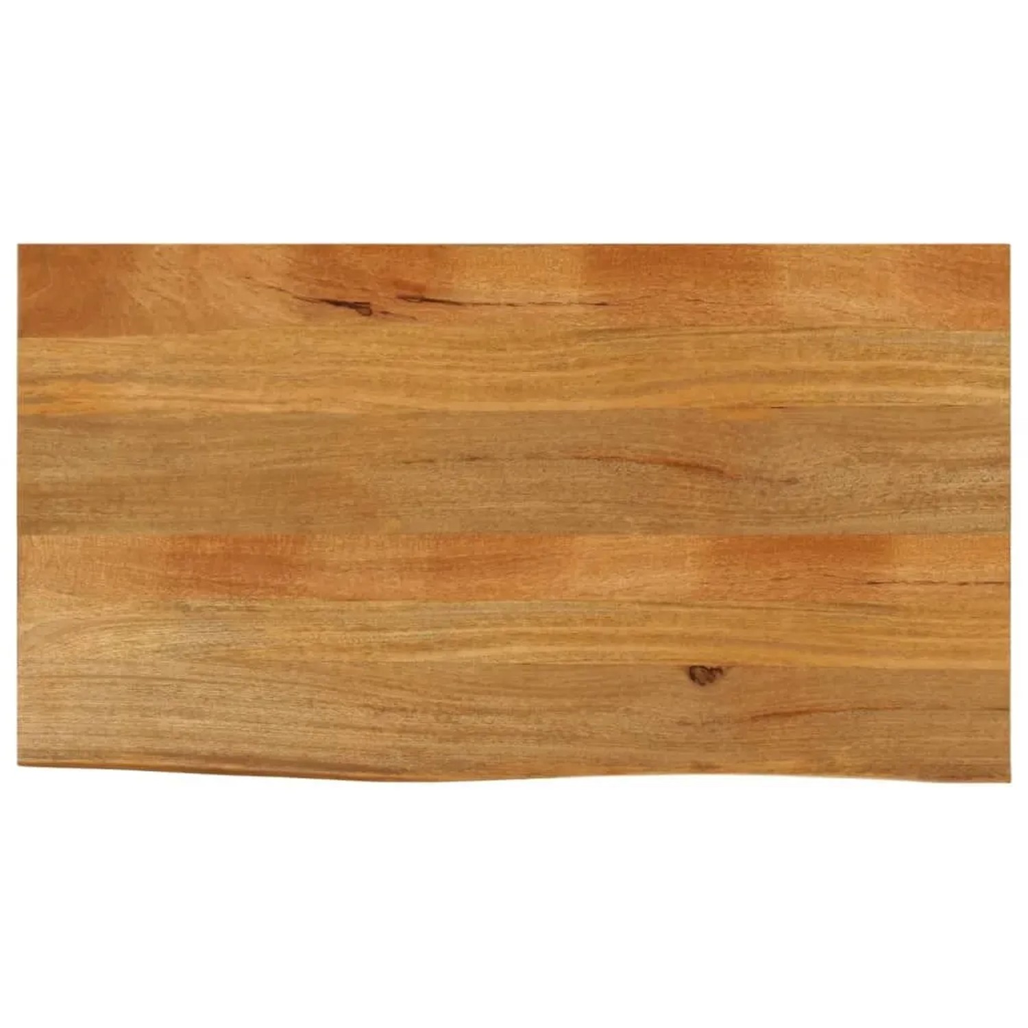 vidaXL Tischplatte mit Baumkante 110x60x2,5 cm Massivholz Mango 370551