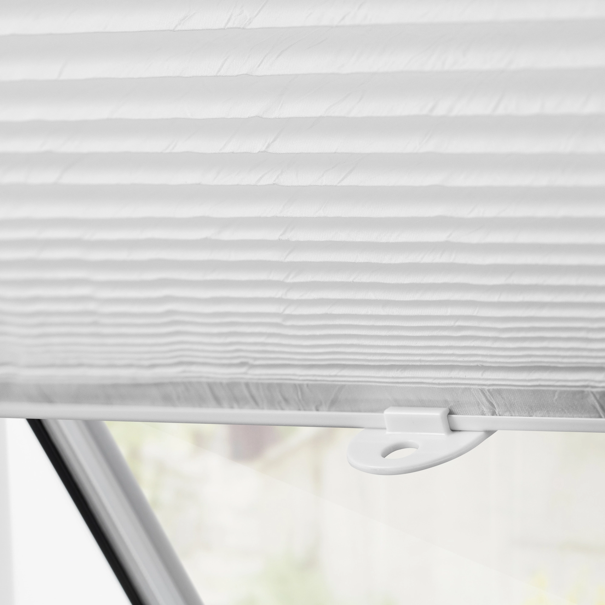 Lichtblick Dachfenster Plissee Easyfix ohne Bohren Weiß 36,3 cm x 60 cm  kaufen bei OBI