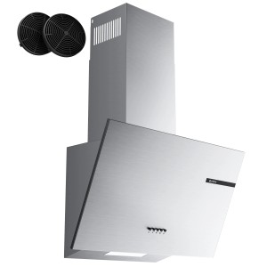 CIARRA Dunstabzugshaube VM6765AS, 60cm, A+, 580 m³/h mit Aktivkohlefilter