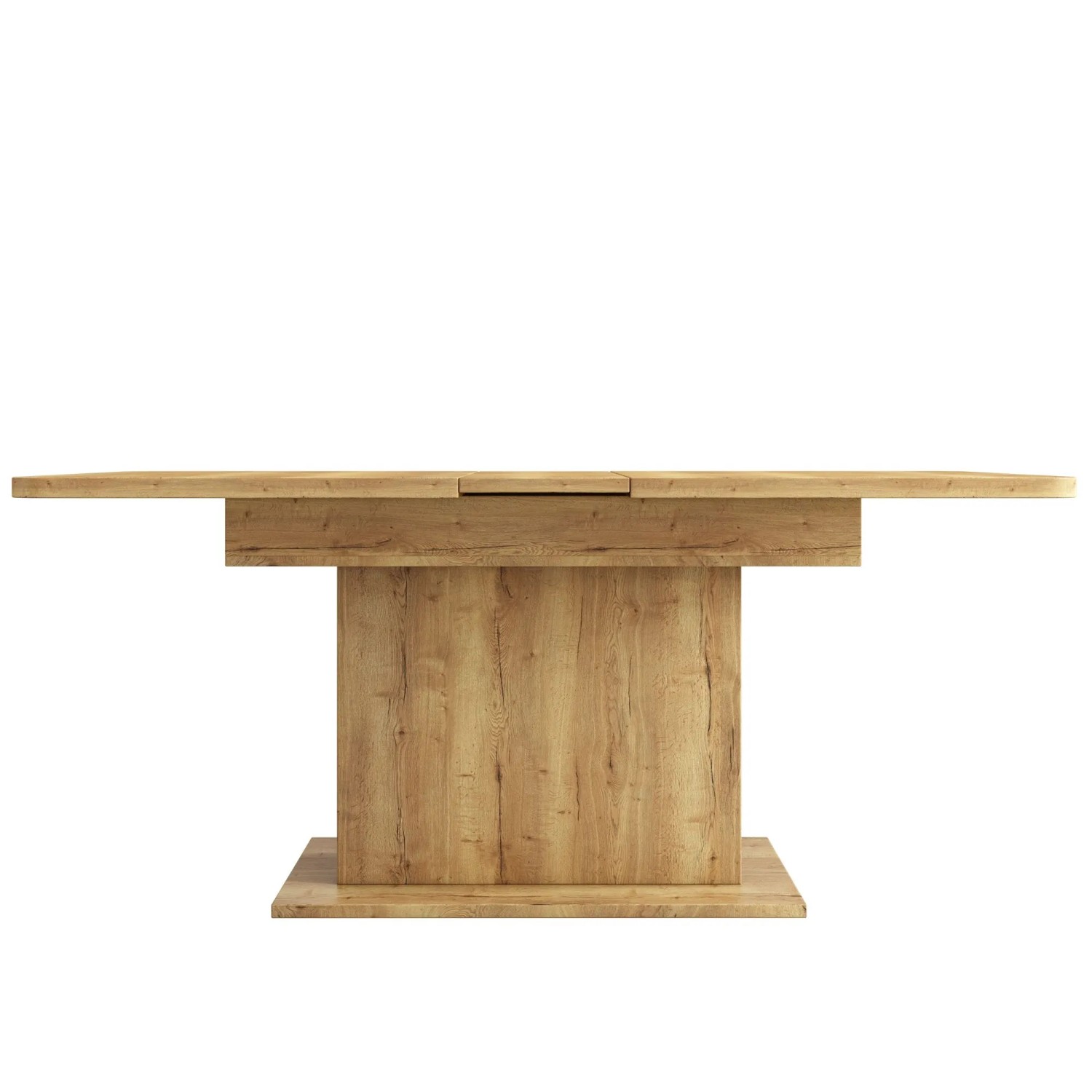 okwish Esstisch Ausziehbarer Kaffee-Freizeittisch 130 × 70 cm Naturfarben