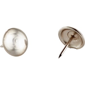 Metall-Nagelgleiter, Ø 20 mm, 16er-Set für Teppichböden, schützt Möbel und Böden.