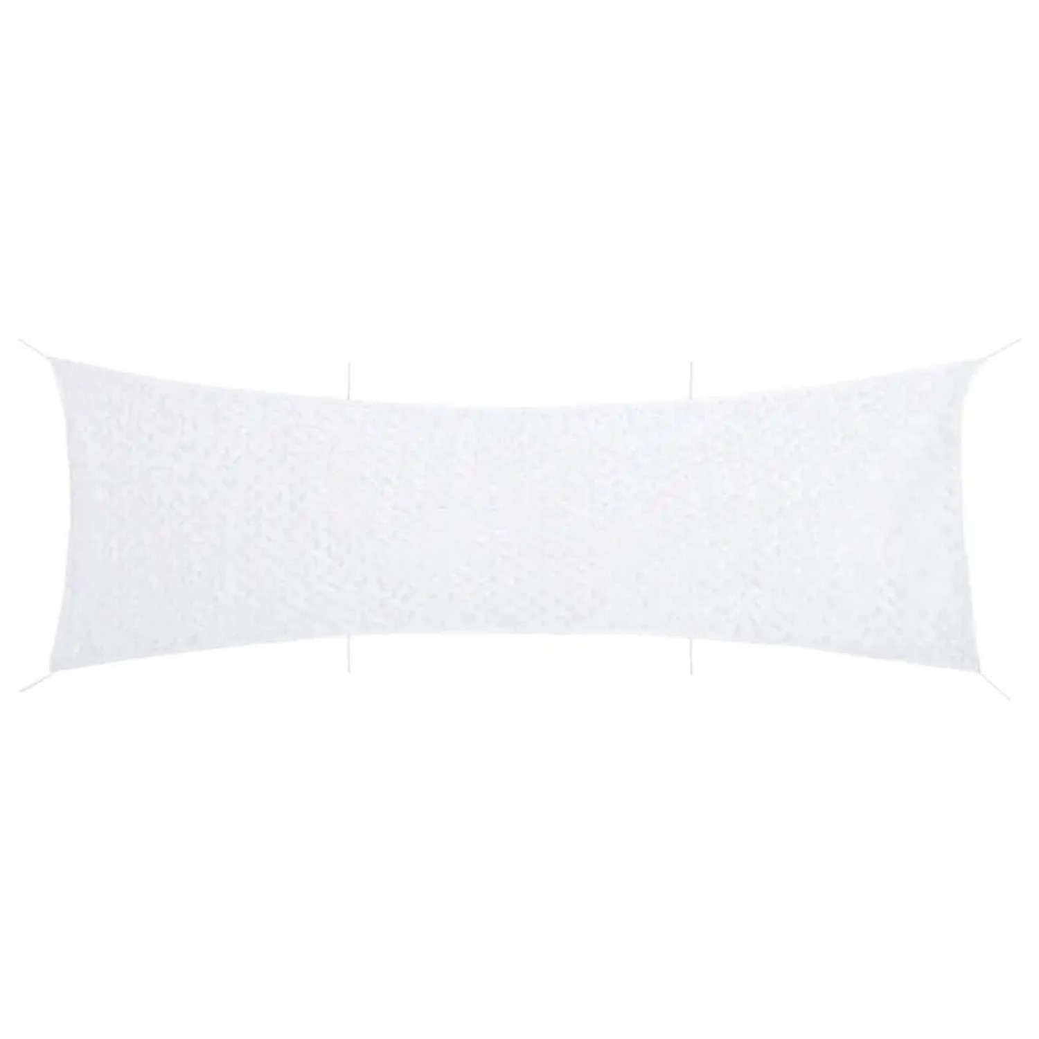 vidaXL Tarnnetz mit Aufbewahrungstasche 613x138 cm Weiß 4008272