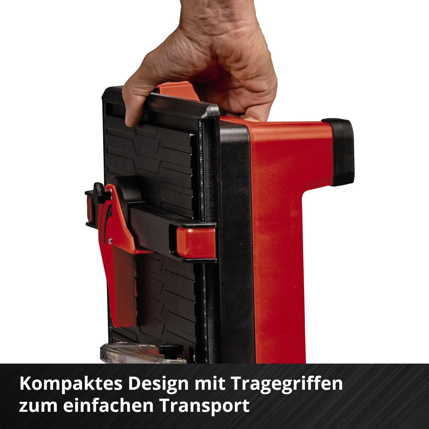 Einhell Akku-Fliesenschneider TE-TC 18/115 Li Solo mit Tragegriff für einfachen Transport.