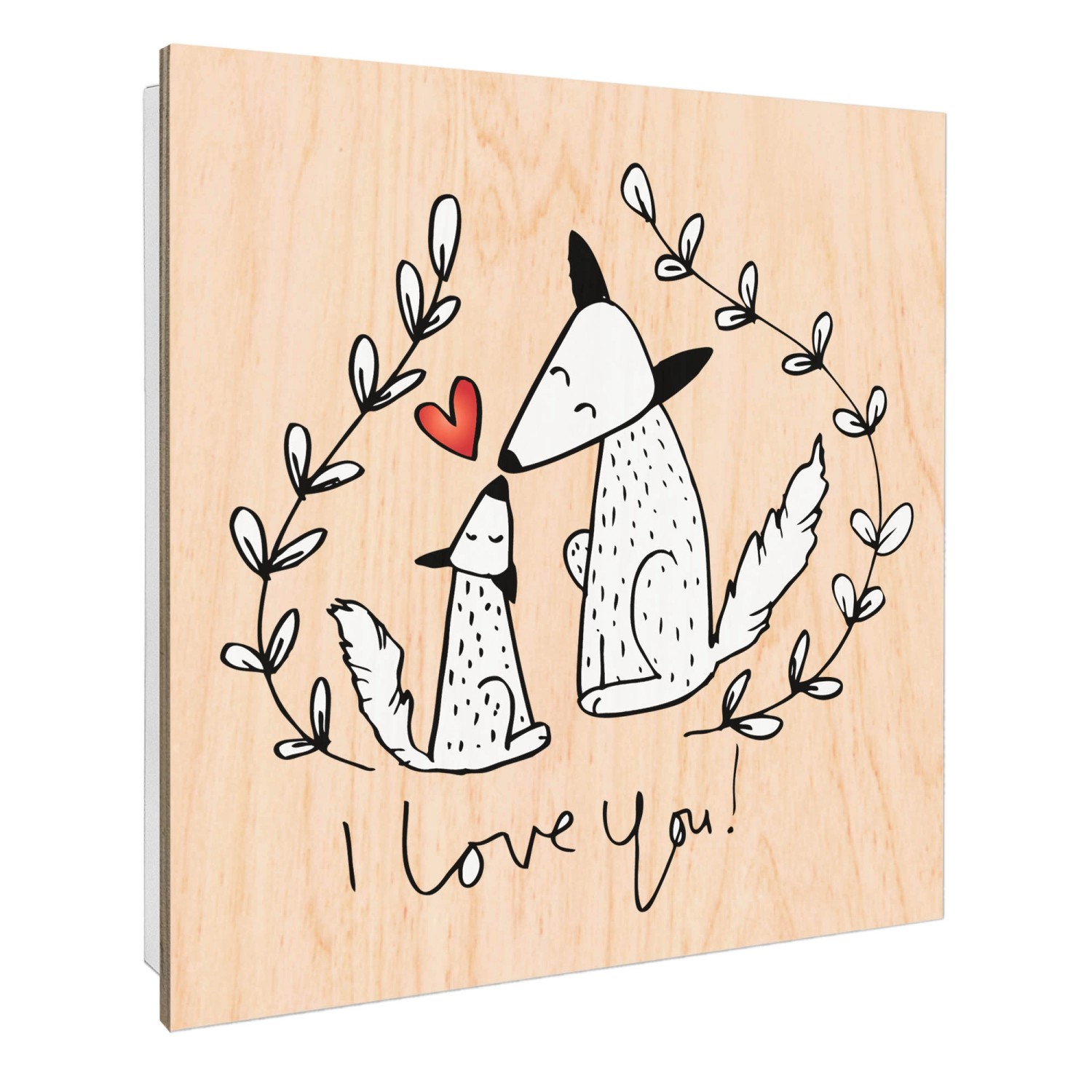 Banjado Großer Schlüsselbox Holz 30x30cm Weiß Scharnier Rechts 50 Haken Sch günstig online kaufen