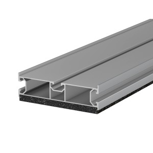 Solar Grundprofil H, 114x31x1000 mm, aus Aluminium für Solaranlagen auf Flachdächern.