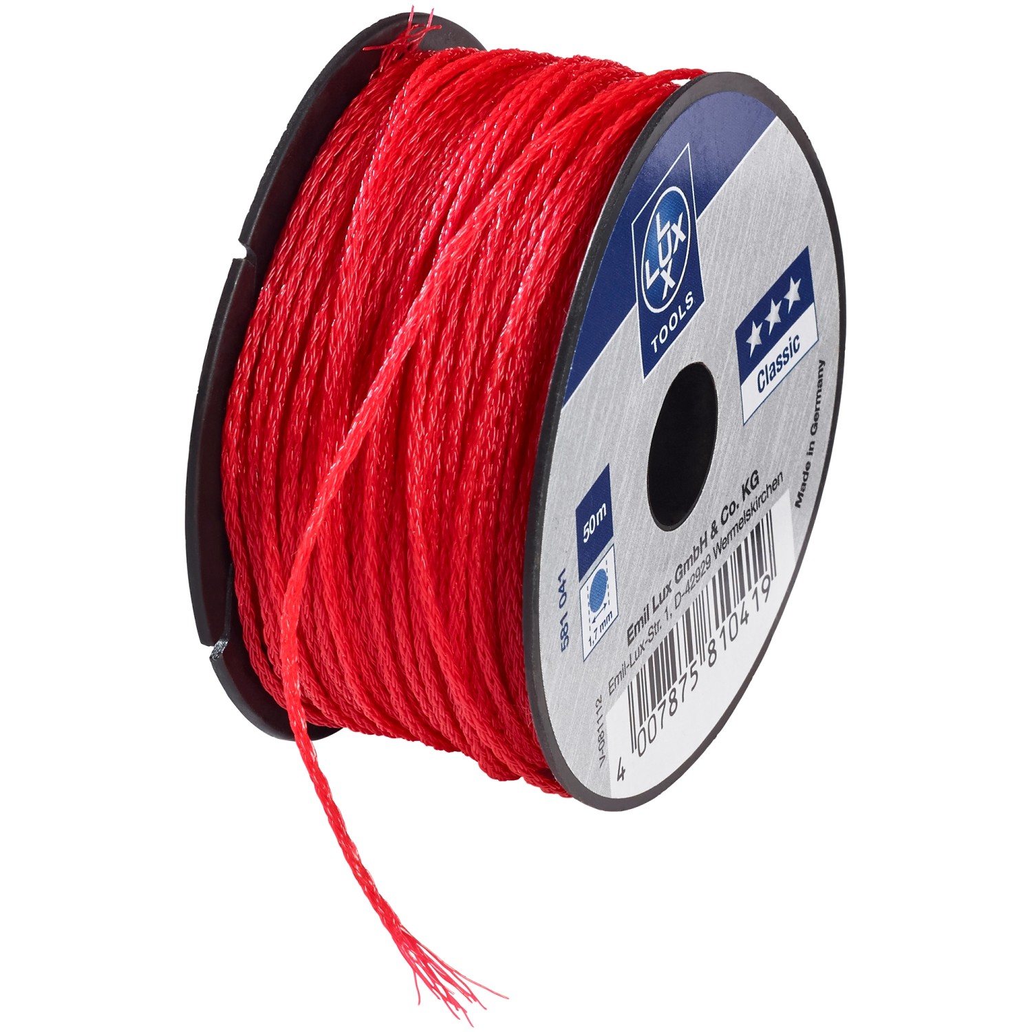 LUX Maurerschnur Classic 50 m Rot