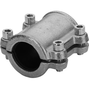 LUX Dichtschelle 26,4 mm (3/4) aus Temperguss, zur Abdichtung von Rohren.