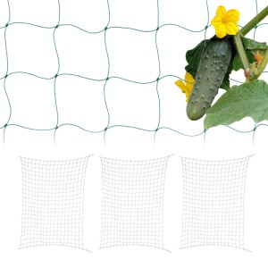 Relaxdays Ranknetz Polyethylen Grün Großmaschig 200 cm x 350 cm 210 g 4er Set