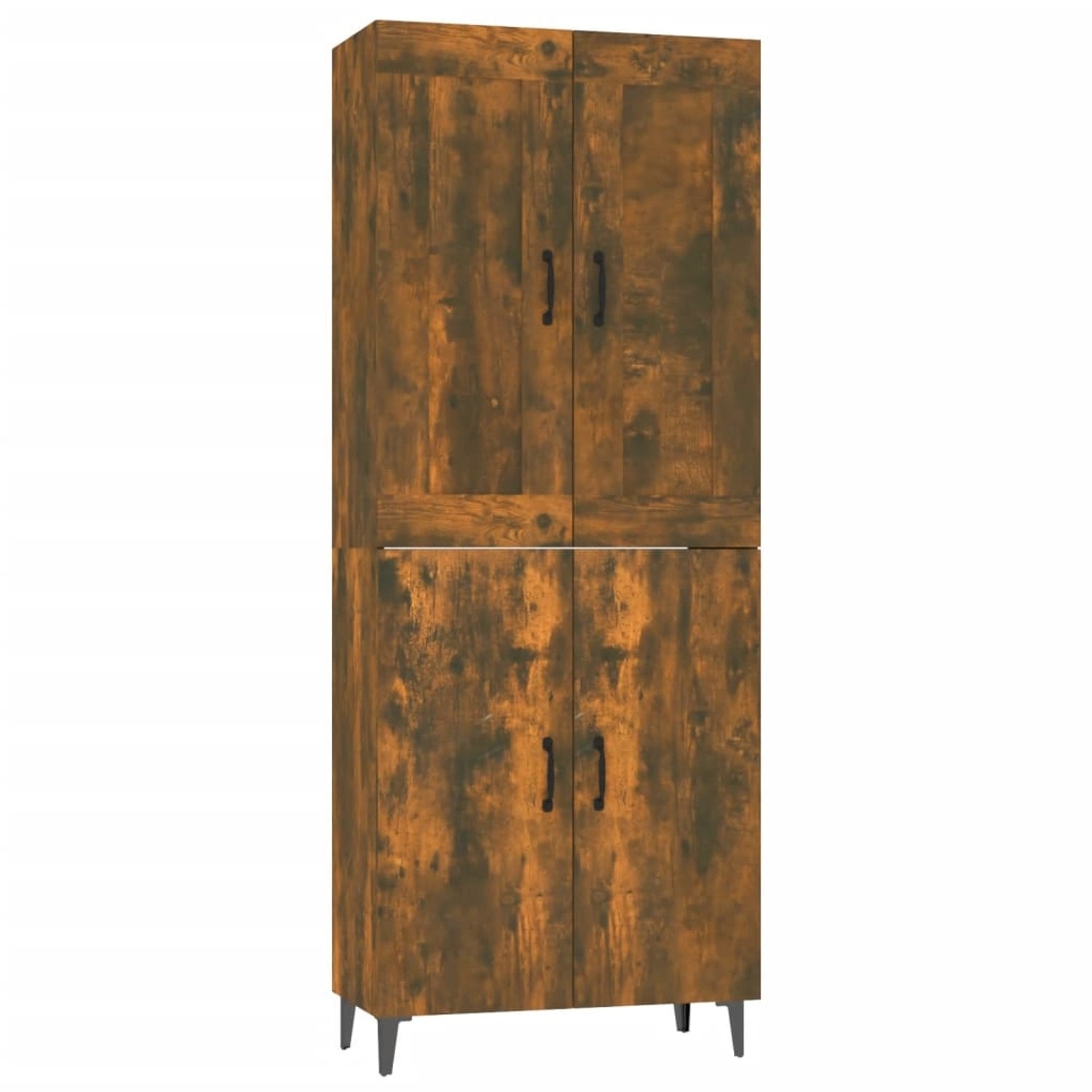 vidaXL Highboard Räuchereiche 70x34x180 cm Holzwerkstoff 3114969 günstig online kaufen