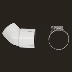 Floxxan Trichterspritzpistole Zubehör: Düse und Schlauchschelle für Baumwollputz/Flüssigtapete.