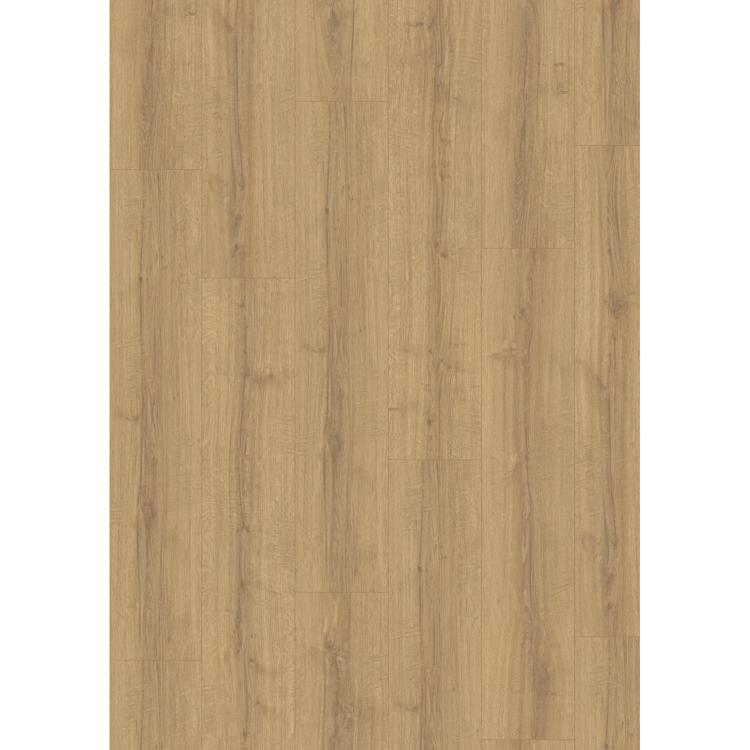 Wasserfestes, braunes Egger NatureSense Aqua Laminat (8 mm) in Eiche Optik.