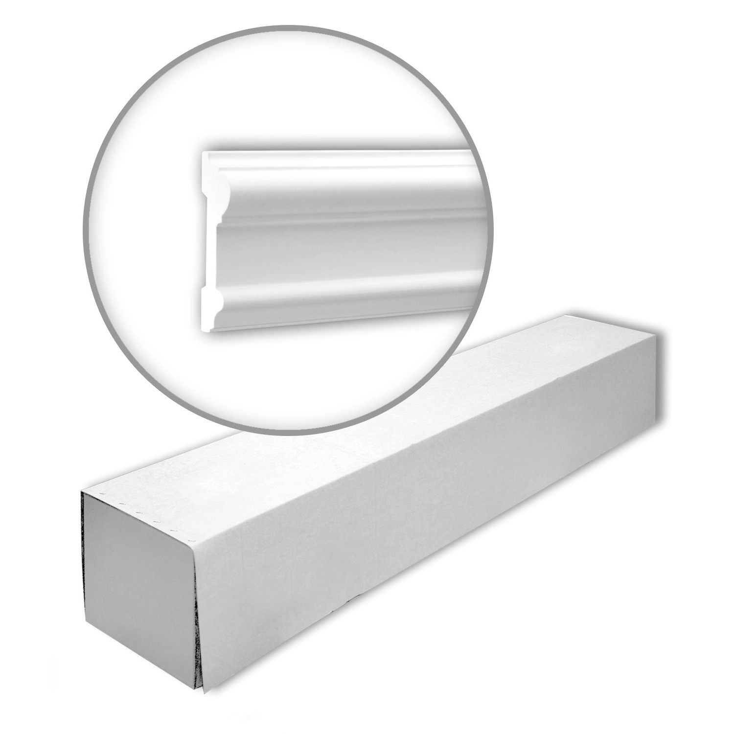 PROFHOME 151307 Wand- und Friesleisten 1 Karton Set mit 12 Zierleisten 24 m günstig online kaufen