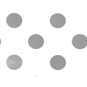 Vliestapete mit silbernen Punkten für Wandgestaltung im Innenbereich.