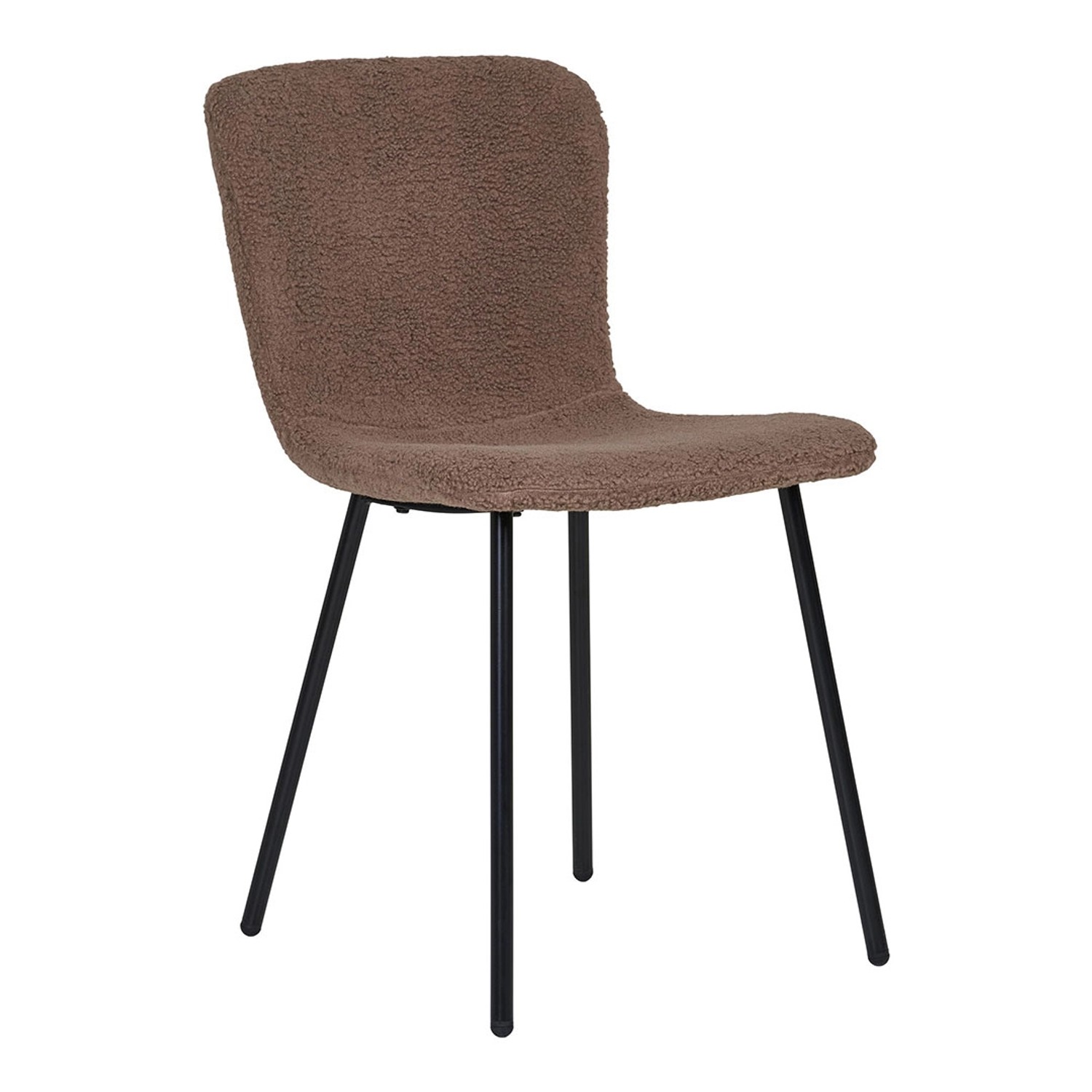 ebuy24 Halden Esszimmerstuhl Imitiertes Fell Braun günstig online kaufen