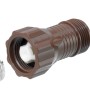 Geka Drip Druckminderer-Set (6 mm) für Micro-Drip-Systeme, bestehend aus Stecker, Druckminderer und Schlauchverbinder.