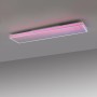 Weißes LED-Panel Just Light Mario mit Sternenhimmel-Effekt und farbiger Umrandung, 100x25 cm.