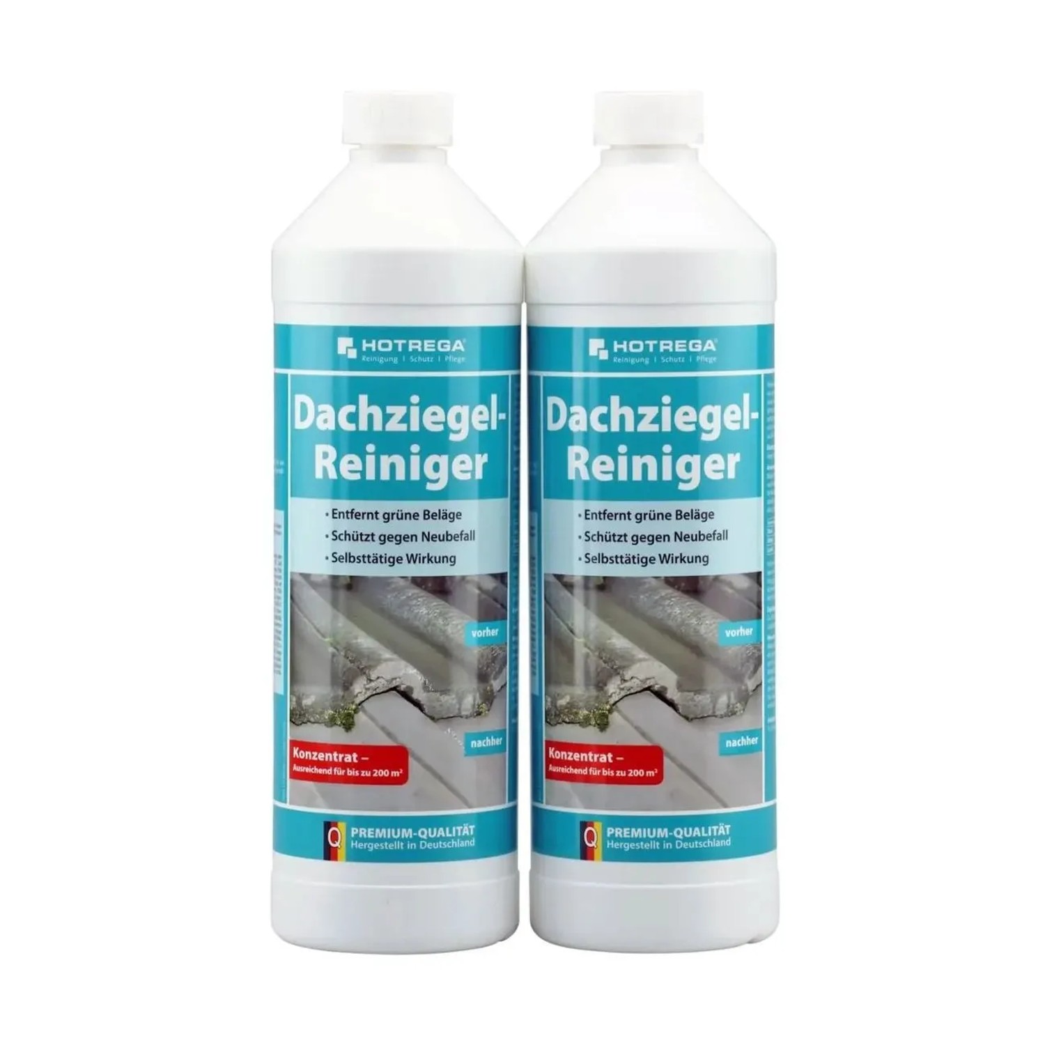 Hotrega Dachziegel Reiniger Konzentrat 2 X 1 Liter Kunststoff
