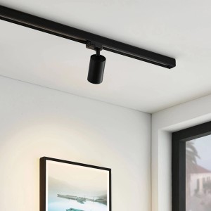 Arcchio Stromschienenstrahler Brinja 9928022 Modern in Schwarz aus Aluminium 1-flammig GU10 Flurleuchte