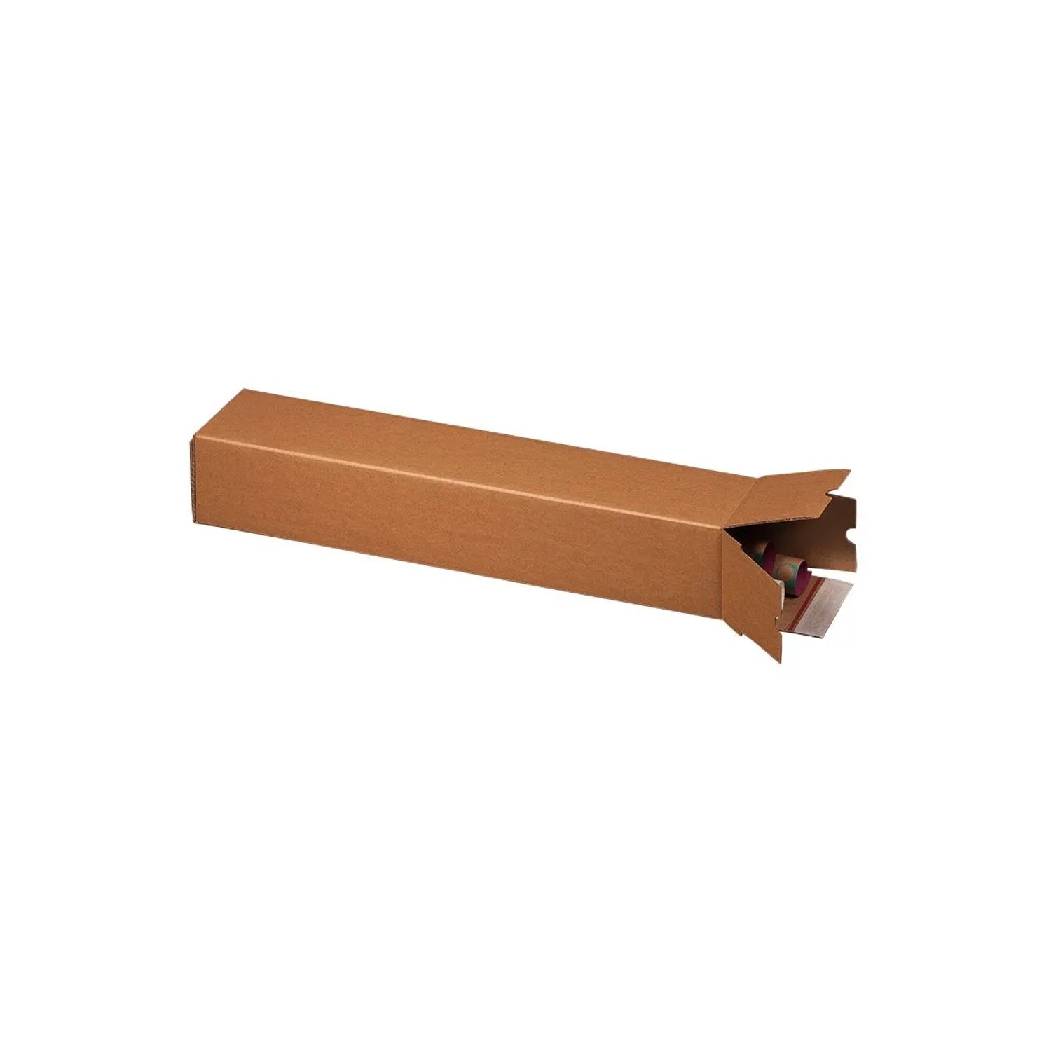 PROREGAL Mega Deal 30x Plan-Box DIN A1 LxBxH 610x105x105mm Verlängerbar mit Teleskophülle mit Doppelter Selbstklebeverschluss & Aufreißfaden Braun