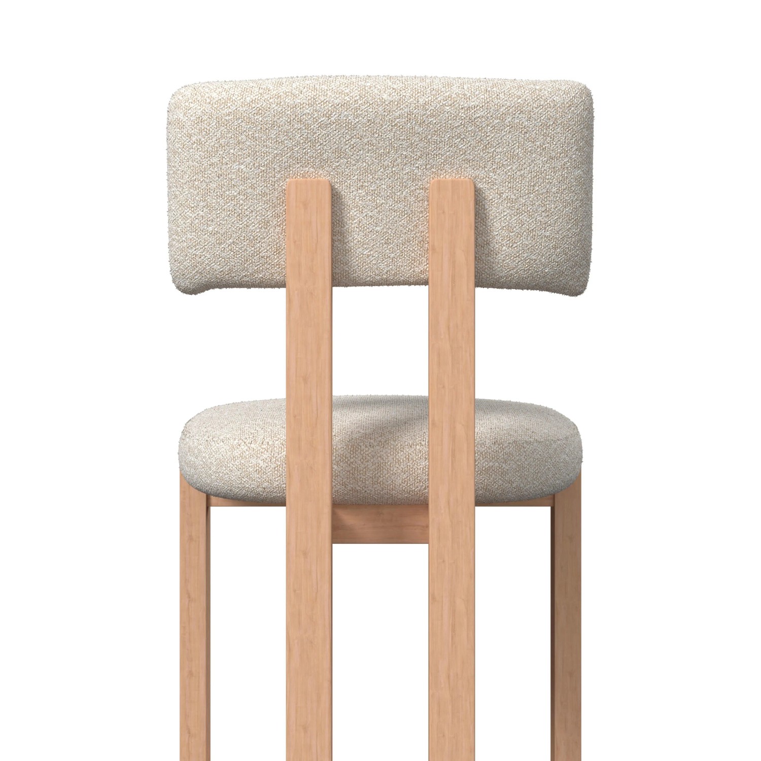 Bessagi Home Barhocker Jonna Creme Boucl&eacute Gepolstert_2