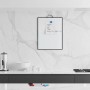 Relaxdays Whiteboard Aluminium Weiß Magnetisch 40 cm x 30 cm_3
