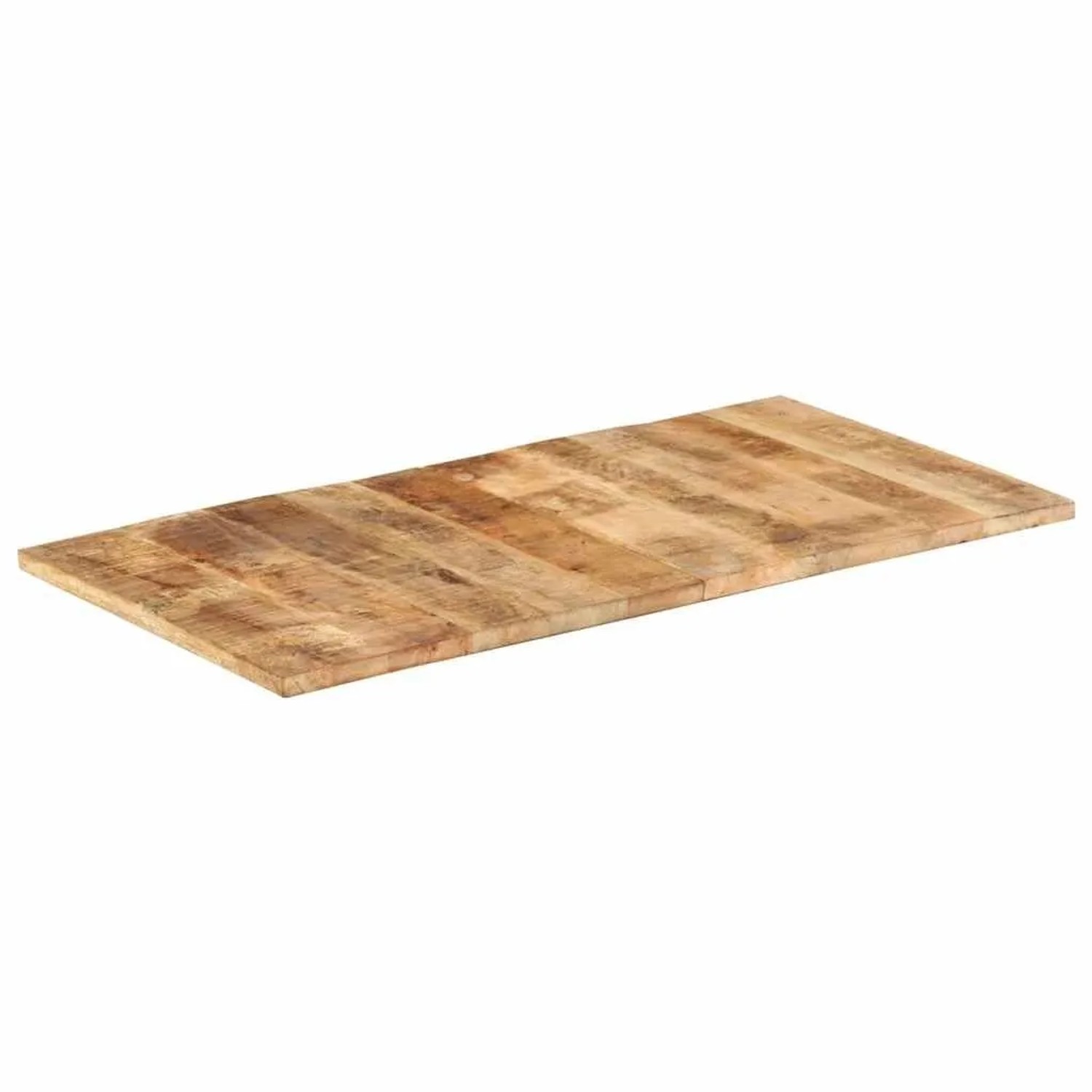 vidaXL Tischplatte Massivholz Mango 25-27 mm 120x60 cm 286025