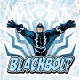 Komar Wandtattoo Blackbolt Classic, 50x70 cm, mit Comic-Motiv des Superhelden.