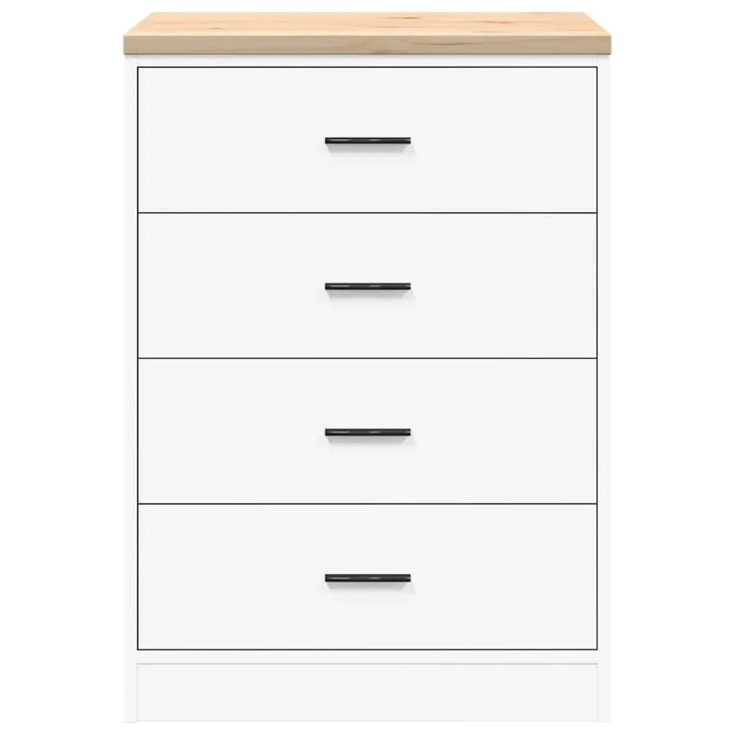 vidaXL Garagen-Aufbewahrungsschrank Weiß 60x51x85 cm Massivholz Kiefer 860598_6