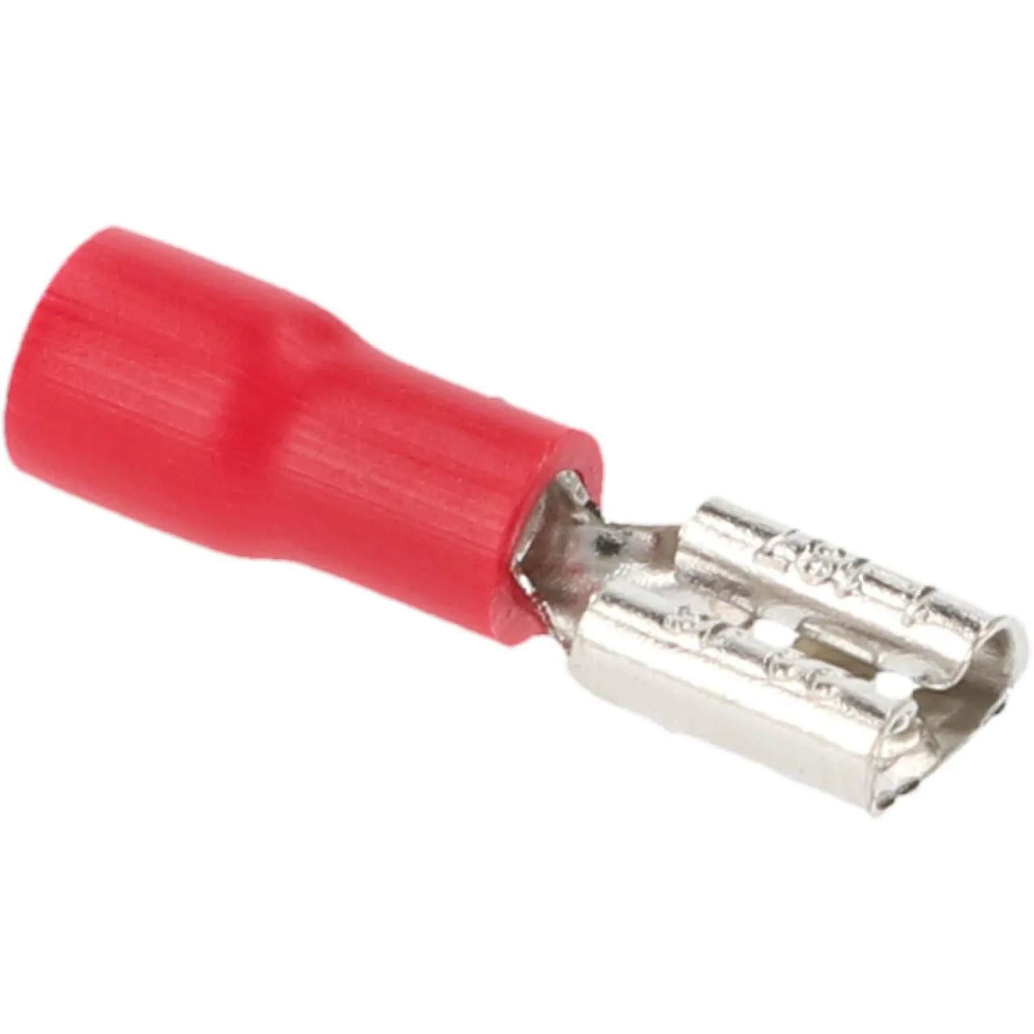 Cartrend Flachsteckhülsen Rot 4,8 mm 20 Stück