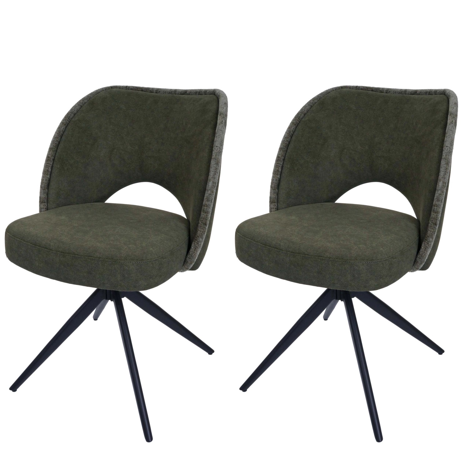 MCW Esszimmerstuhl N72 2er-Set Grün günstig online kaufen