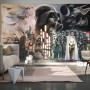 Komar Vlies Fototapete Star Wars Collage (400x250cm) im Wohnzimmer.