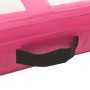 vidaXL Aufblasbare Gymnastikmatte mit Pumpe 300x100x15 cm PVC Rosa 92658_5