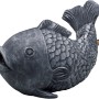 Oase Wasserspeier Fisch aus Polyresin für den Gartenteich, Teichdeko.