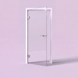 Doorlegro Glasdrehtür Studio Office Klar 834 mm