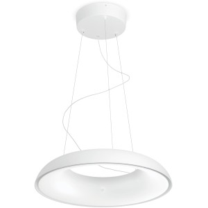 Weiße Philips Hue Amaze LED Pendelleuchte mit Dimmer, warmweißes bis kaltweißes Licht.