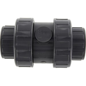 Steinbach PVC Rückschlagventil für Pool Verrohrung, 50mm Durchmesser.